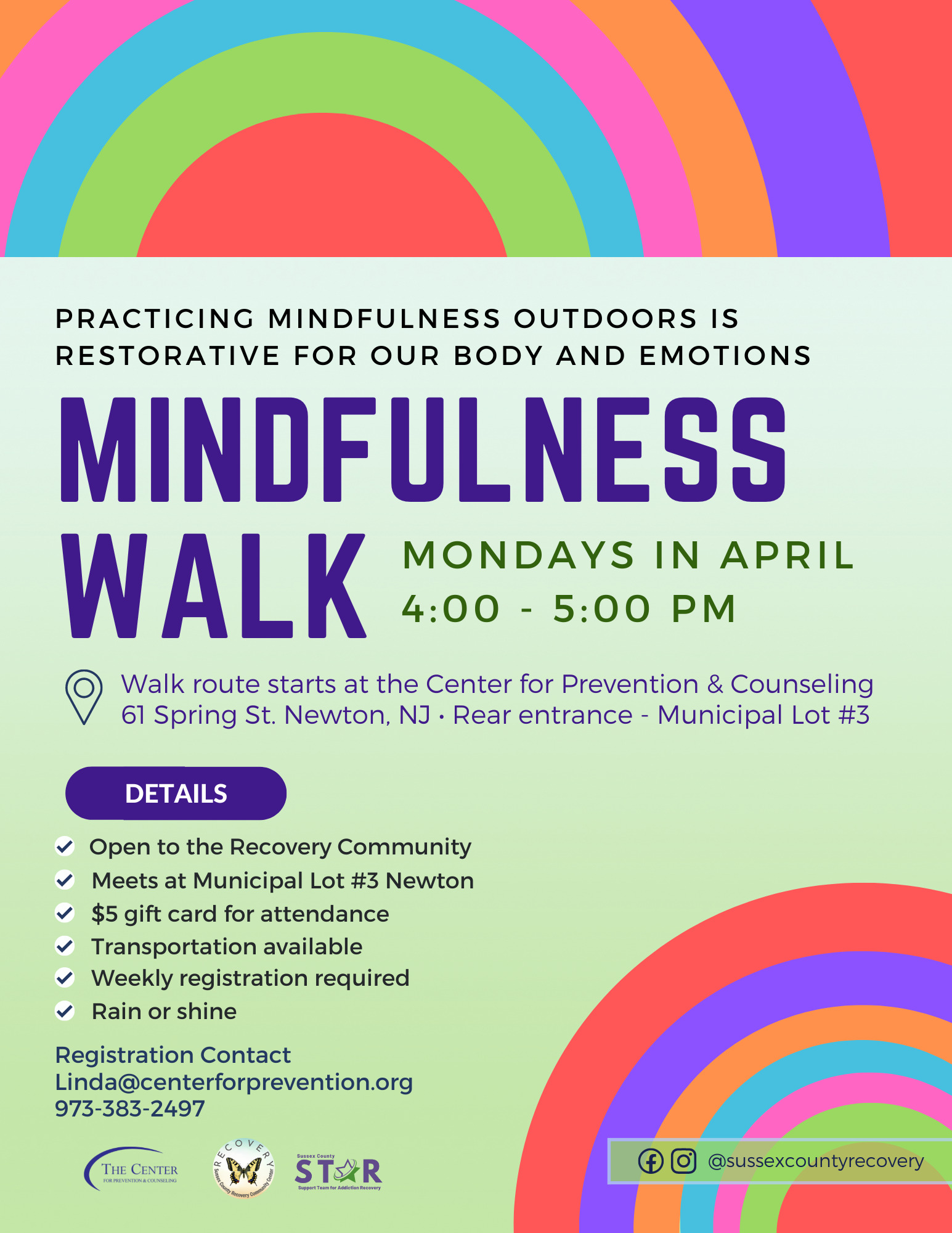 Mindfulness Walk – The Center for Prevention & Counseling