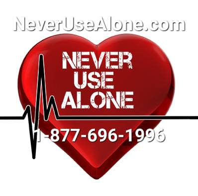 Never Use Alone